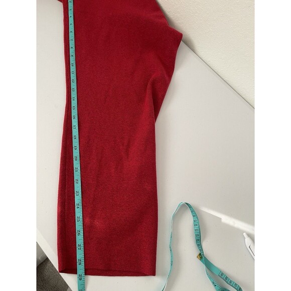 Chicos Zenergy Luxe Cashmere Blend Ankle Pants Red Size 4R SZ 20 SZ XXL NWOT $99 - Picture 8 of 9